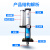 气液增压缸气缸1T3T5T8T10T1520吨可智能控制增压缸气缸 MPT125*100-20-15T-50可调 套装