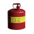 西斯贝尔 SCAN002Y金属安全罐 5加仑防闪燃火焰 防溢出防泄露 易燃液体加注加油桶 红色