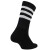 阿迪达斯 （adidas）中帮袜子男袜女袜中筒袜2024新款运动袜透气舒适休闲袜 三双装 DZ9347三黑 S（适合35-38码）
