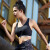 卡帕（Kappa）女子运动内衣前拉链内衣工字背心瑜伽健身braK0922XY03F 黑色-990 M