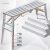 安达通 折叠马凳梯 可升降调节加厚装修工程梯平台梯子 2.0*40加厚双支撑 方管面