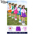 迪士尼（Disney）2024夏季短裤套装儿童多巴胺男童女童毕业照班服演出服幼儿园园服 紫色 男童三件套 140cm