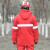 谋福（CNMF）255 红色冬季救援棉服 户外抢险防水透气应急服装 搜救消防反光衣（冬季救援棉服4XL码）