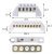 森扬SNAYN桥型零线排接线端子配电箱配线锌合金7孔6*9（10个白色）