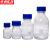 京洲实邦 实验室密封蓝盖试剂瓶【2个棕色100ml】ZJ-1181