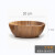 艾木枫靓实木碗整木挖制日式沙拉碗相思木原木儿童辅食水果碗和面大 特大号面盆碗30CM