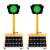 俱威 太阳能移动式交通灯红绿灯交通信号led太阳能信号灯（一个价）300型四面单头可升降 AF1267G