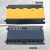 海斯迪克 HK-2210 线槽减速带 pvc室内外护线压线板盖线板电缆保护槽橡胶线槽板 PVC盖板四线槽900*500*60mm