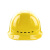 伟光安全帽 新国标 高强度ABS透气款 黄色 按键式 1顶