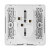 邦道尔开关插座面板  绎尚系列 镜瓷白色 10A五孔插座 一键换装 E83426_10US_WE (预售)10A五孔插座5支