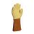 代尔塔203007高温防割手套抗切割耐撕裂耐磨损耐350℃高温棕色+黄色10码1副
