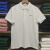 鳄鱼（Aymoy）法国夏季男装经典休闲商务polo衫纯色透气短袖 白色 现货 S/3码(105-120斤)