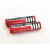 UltraFire 3000mAh 3.7V BRC 18650可充电 锂电池强光手电筒配件 U红无保护电池1对+双充