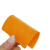 聚远  JUYUAN   物流吊牌挂签一次性防拆塑料封条挂签 橙色80x100mm 1000根/1包  1包价