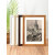 木质相框挂墙a3A4纸画框4k八8K开水彩素描油画外框装裱12寸16框架 咖啡色-945款 24寸[可放50.8*60.9厘米]