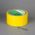 黑黄警示胶带标识pvc地贴防水耐磨地板警戒斑马胶带 黄色 纸管18米 12mm 纸管18米