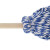 海斯迪克 HK-8027 棉线拖把蓝白色(10把)传统老式墩布拖布 工厂吸水圆头木杆拖把