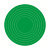 仪表表盘压力表防水防潮不干胶整圆指示贴标识贴标示贴反光圈标贴指示标签 10cm(5张) 绿色
