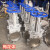 PZ73W 304不锈钢对夹式手动刀型闸阀浆液阀插板阀排渣阀DN65-800 DN900（304不锈钢）