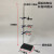 大号铁架台 加厚标准全套 高60厘米方座支架 化学实验室 教学仪器 标准配件小铁圈