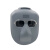 谋福电焊面罩头戴式脸部面具耐高温电焊面屏烧焊氩弧焊电焊眼镜 （灰色电焊面罩BX+黑+灰眼镜+绑带） 1033