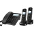 DCTG167 无线子母机电话机 固定座机 办公室商用无绳 DCTG167黑色一拖二