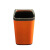 月桐（yuetong）正方形双层垃圾桶客房桶 YT-KFT7 20×20×35cm 12L 橙色 1个