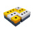 一佳（YIJIA) 按钮盒 按钮指示装置附件 电源按钮开关盒 接线防尘防水盒 防溅盒 黄灰色-3孔 YJX3-YG