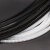 纳仕徳 JXF0005 齿形护线套自由绝缘保护套活用护线齿出线孔保护带 KG-030黑色10米