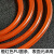 DYQT圆带聚氨酯皮带圆条环形带458mm工业传动带橘红色T牛筋实心绳 橘红光面6mm1米