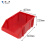 添亦 零件盒组合式物料分类储物收纳盒600*400*220mm 红