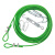 俱威 晾衣绳包塑钢丝绳（可定制裁剪）承载力强 4mm包塑10米绿色(室内外配件）