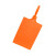 柯瑞柯林BQP25O标签牌物流吊牌塑料挂签快运扎带标签牌橙色58*100*250mm100只装