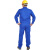 中神盾 SWS-CDS-211 夏季工作服套装男  3XL/185（1-9套单价）艳蓝色