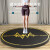 艾美仕（AiMeiShi） 跳绳减震垫瑜伽垫家用防滑地垫健身垫专业跳绳垫隔音圆形舞蹈垫 直径100cm（隔音减震 双面防滑） 8mm(厚度)