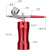 德泰捷 气动模型上色工具充电手持迷你喷漆气泵便携式喷笔模型喷笔套装 手持气泵专用喷笔【大】 