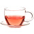 拓建缘品茶杯 手工耐热玻璃把杯 品茗杯闻香杯双层杯小杯子 功夫小茶杯 橙把桶杯