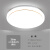 LED吸顶灯阳台灯卧室灯圆形简约现代过道厨房卫生间走廊客厅灯具 金线40cm高亮白光36w
