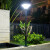 爱登斯太阳能高杆灯户外防水花园别墅庭院小区照明灯3米4米室外景观路灯 市电款/魔方路灯头/白光