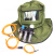 定制供气式防毒面具面罩全面罩喷漆喷塑化工化学打磨防粉尘披肩防 B2+AFBM套件