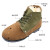沸耐笙 FNS-20949 老式冬季保暖大头劳保棉鞋加绒加厚雪地靴 军绿44 1双