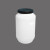 希万辉 实验室化工废液方形对角塑料桶 圆形5升白色加厚款