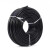 金龙羽 国标铜芯电线电缆多芯多股软线RVV4*2.5平方电线100米/卷黑色