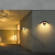 博雷奇户外壁灯别墅阳台过道走廊门口户外防水外墙感应壁灯黑色遥控 24W白光
