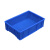 仕必得 加厚塑料周转箱 零件盒元件盒 收纳箱物料盒收纳盒 蓝色650*400*150mm 