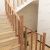 奇步现代新中式楼梯扶手实木家用环保简约原木素雅楼梯立柱 花格清水色小柱50*50*950mm