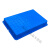 ONEVAN加厚塑料浅盘 周转箱盘子 养殖盒 550浅盘570*390*85mm 蓝色