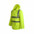 劳保佳 反光雨衣 反光安全服交通雨衣 高速反光防水工作服 工作服 荧光黄 3XL 可定制