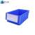 倍坚特 多功能分隔式零件盒分格箱塑料周转箱收纳盒五金分类盒元件盒 400*235*140蓝色