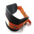 代尔塔502120高空作业定位腰带配合安全带及安全绳使用 橙色